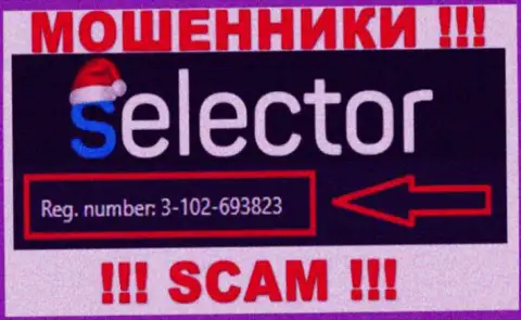 Selector Gg воры интернет сети ! Их регистрационный номер: 3-102-693823