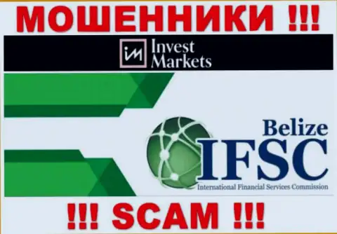 Invest Markets безнаказанно прикарманивает деньги наивных клиентов, поскольку его крышует мошенник - IFSC