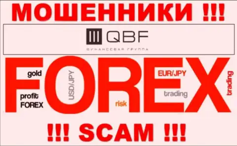 Будьте крайне бдительны, сфера работы QB Fin, Форекс - это обман !!!