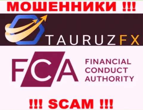 На интернет-ресурсе ТаурузФХ Ком есть информация об их мошенническом регуляторе - FCA
