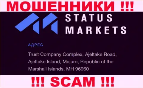 За слив доверчивых клиентов мошенникам Global Projects LTD ничего не будет, потому что они пустили корни в оффшорной зоне: Trust Company Complex, Ajeltake Road, Ajeltake Island, Majuro, Republic of the Marshall Islands, MH 96960