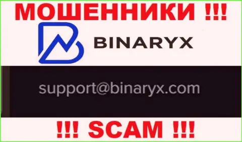На сайте мошенников Binaryx Com предложен этот электронный адрес, куда писать письма весьма рискованно !!!