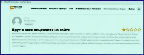 Не доверяйте internet ворам ПоинтПей Ио, обворуют и не заметите - отзыв