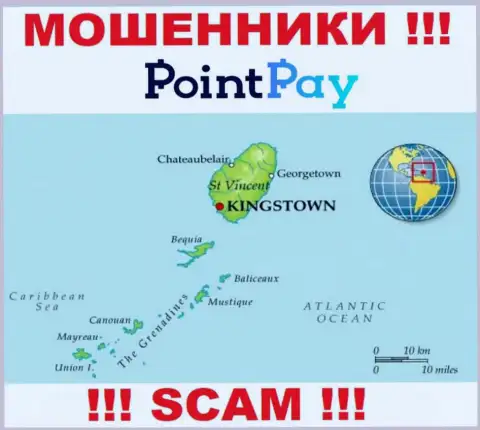 Point Pay - это internet-разводилы, их адрес регистрации на территории St. Vincent & the Grenadines