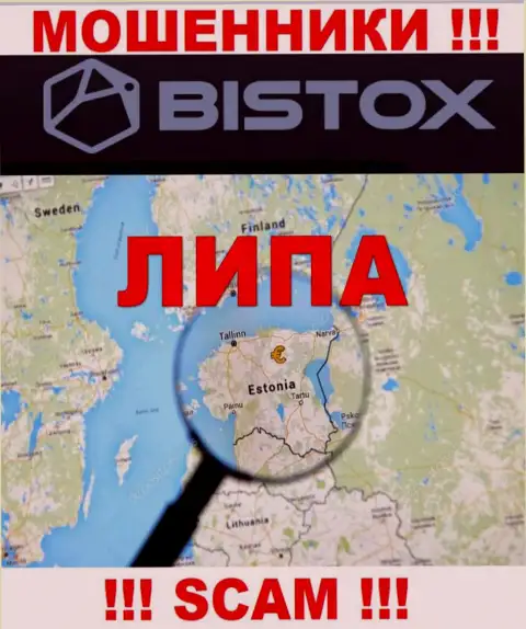 Ни слова правды касательно юрисдикции Bistox на сайте организации нет - это мошенники