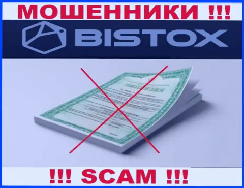 Bistox Holding OU - это организация, не имеющая разрешения на ведение своей деятельности