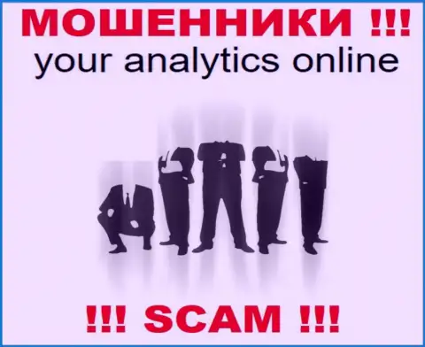 Your Analytics являются internet разводилами, поэтому скрыли сведения о своем прямом руководстве