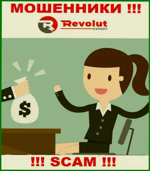 Если вдруг решите согласиться на предложение RevolutExpert Ltd взаимодействовать, то в таком случае останетесь без денежных вкладов