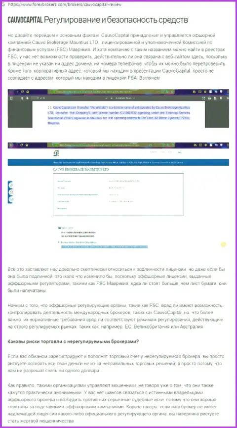 Обзор деяний Cauvo Capital, что собой представляет компания и какие достоверные отзывы ее реальных клиентов