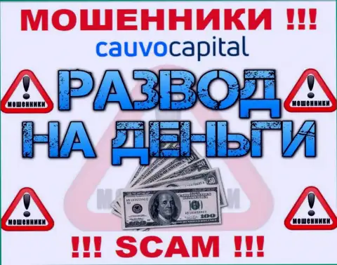 Даже и не надейтесь, что с дилинговой конторой CauvoCapital Com получится приумножить прибыль, Вас надувают